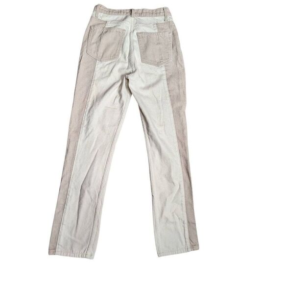 Reformation Cynthia tonal reworked high rise straight jeans 26 - Picture 2 of 11